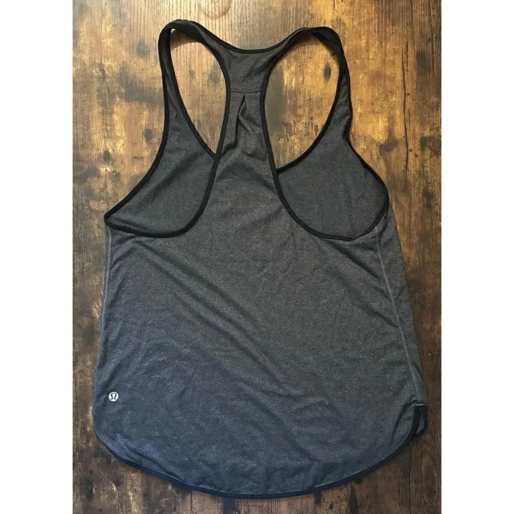 Lululemon Fabled Forest Tank Top in Heathered Black Size 6